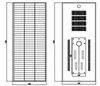 Управляющий проект 10m 11m 170lm/W 150W Система уличного освещения солнечной энергии