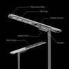 Высокое качество 9-11 метров 12В светодиодный солнечный уличный свет Rygh-Fx-120W