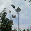 Уличный водонепроницаемый интегрированный 40W светодиодный солнечный уличный фонарь со столбом