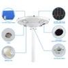Водонепроницаемый алюминиевый радарный датчик IP65 30 Вт 50 Вт UFO светодиодный солнечный садовый светильник