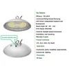 IP66 водонепроницаемые 180W промышленные светодиодные светильники UFO круглой формы для складских помещений и заводов для пищевой промышленности
