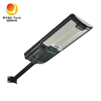 Широкая площадь облучения 300 квадратных метров с высокой яркостью 5050 светодиодных микросхем Все в одном солнечное светодиодное уличное освещение 30 Вт